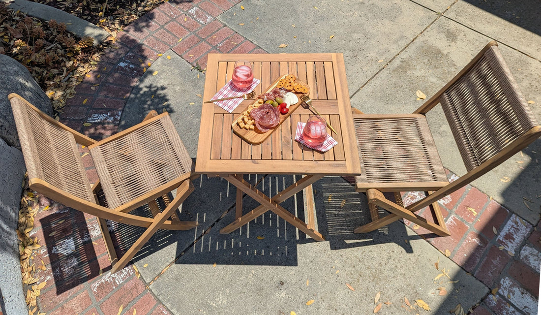 Why a Wood Bistro Table Works for Small Outdoor Spaces