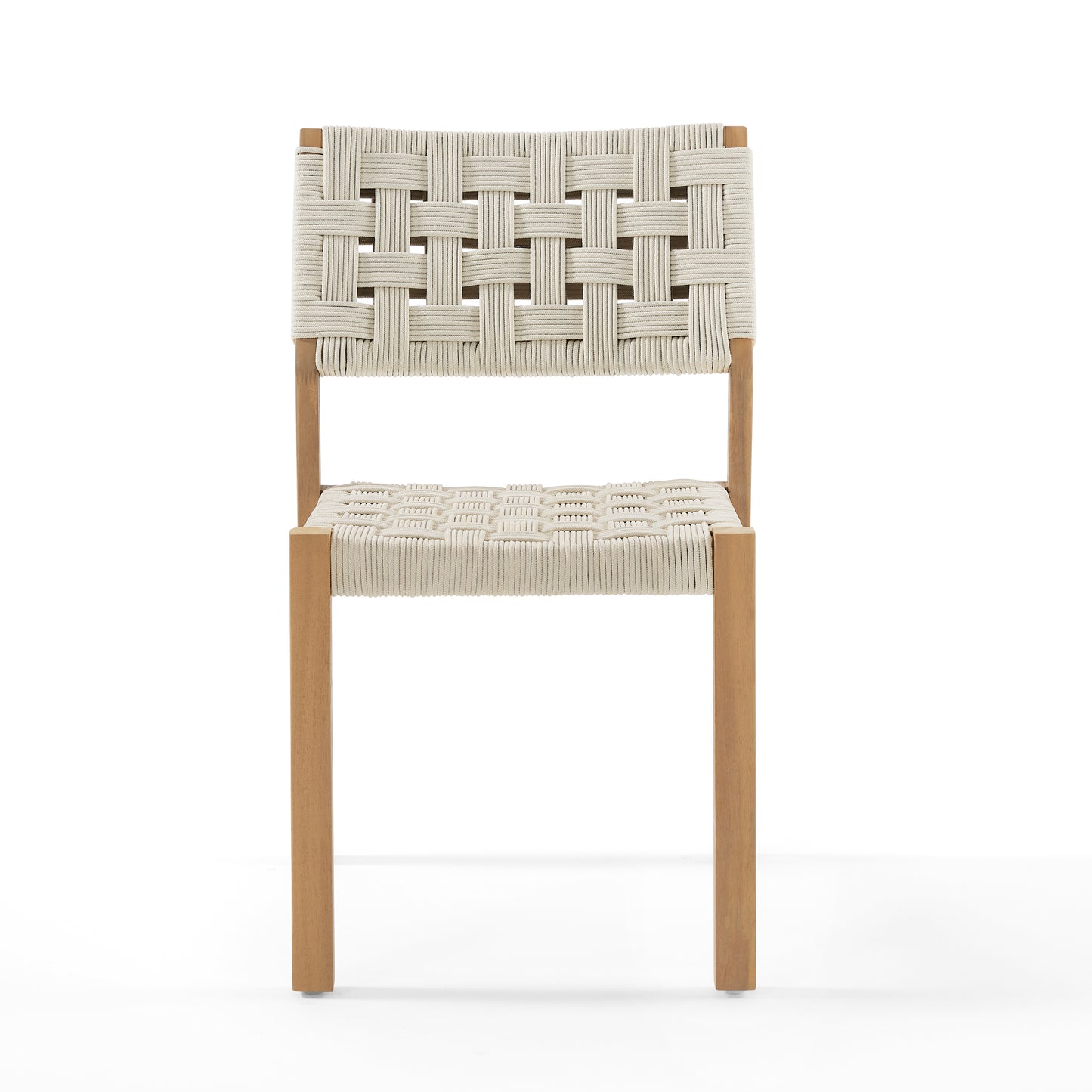 Looma Outdoor Dining Chairs (Set of 2) | Rope & Acacia Patio Seating
