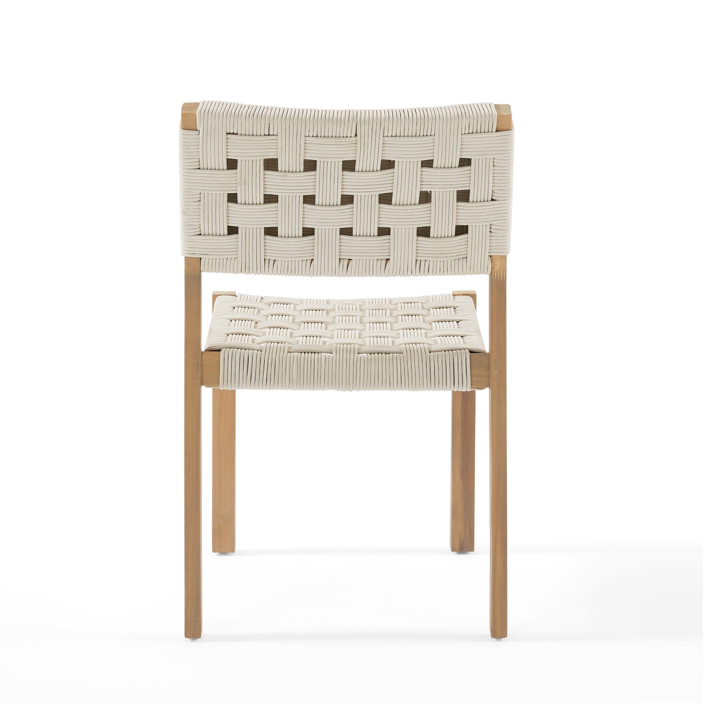 Looma Outdoor Dining Chairs (Set of 2) | Rope & Acacia Patio Seating