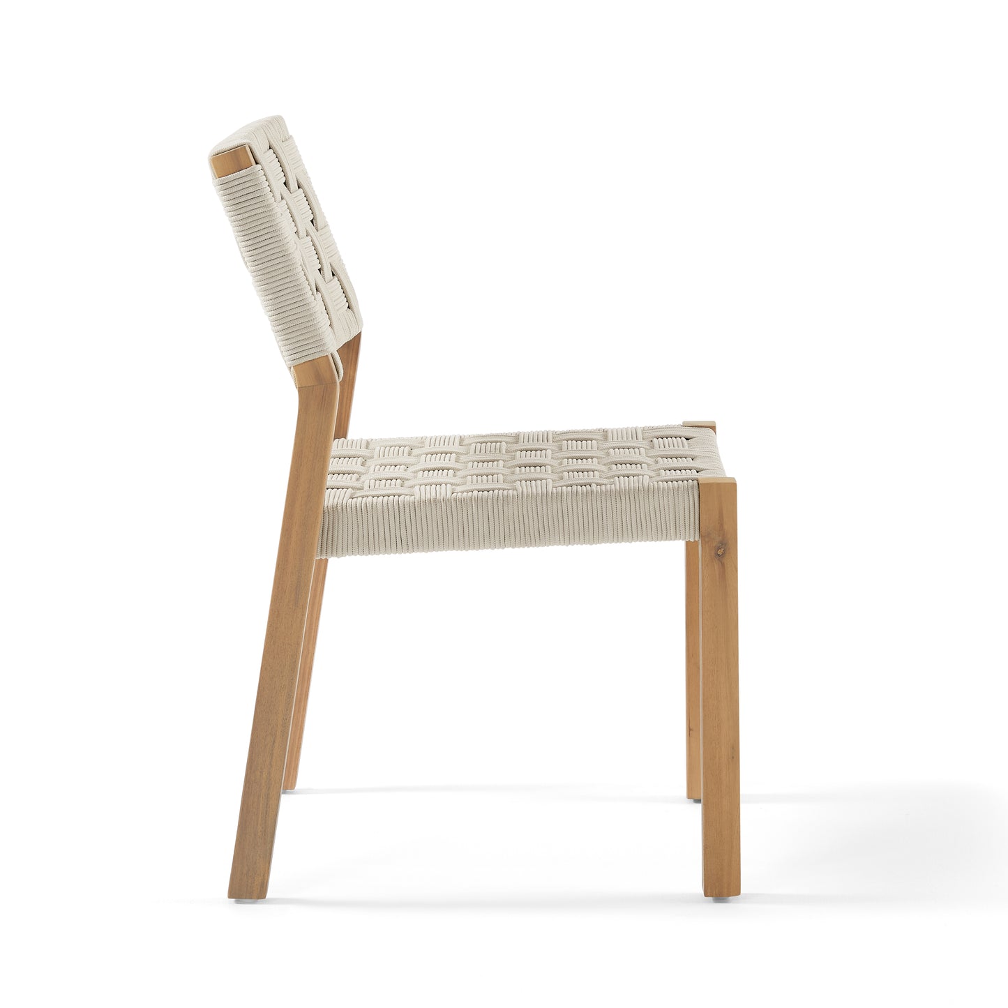 Looma Outdoor Dining Chairs (Set of 2) | Rope & Acacia Patio Seating