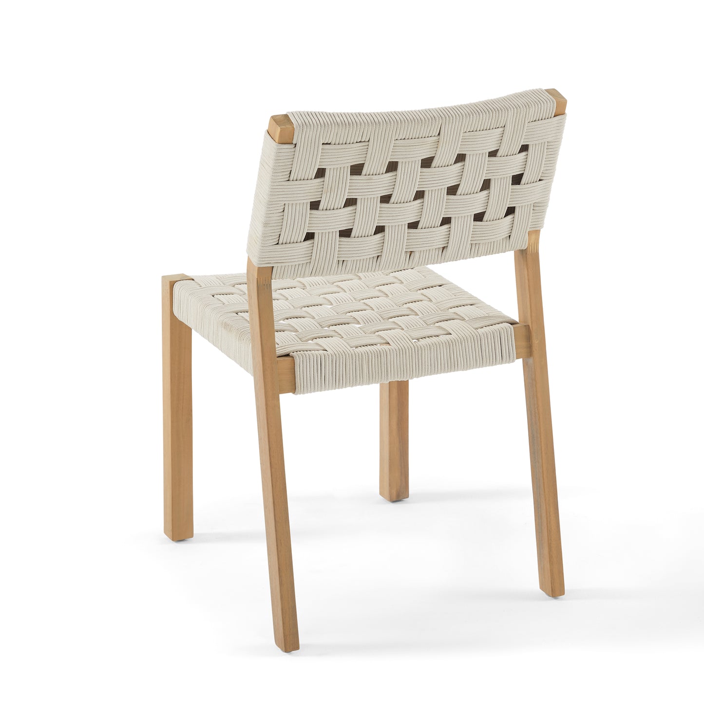 Looma Outdoor Dining Chairs (Set of 2) | Rope & Acacia Patio Seating